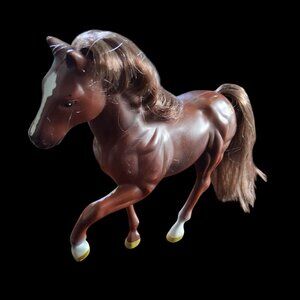 Vintage Grand Champion Brown Horse Brown Hair GC